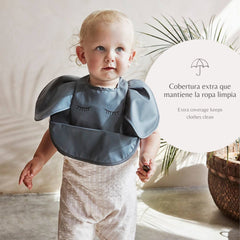 Bavoir imperméable pour bébé Mamishark Elephant 