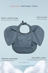 Bavoir imperméable pour bébé Mamishark Elephant 