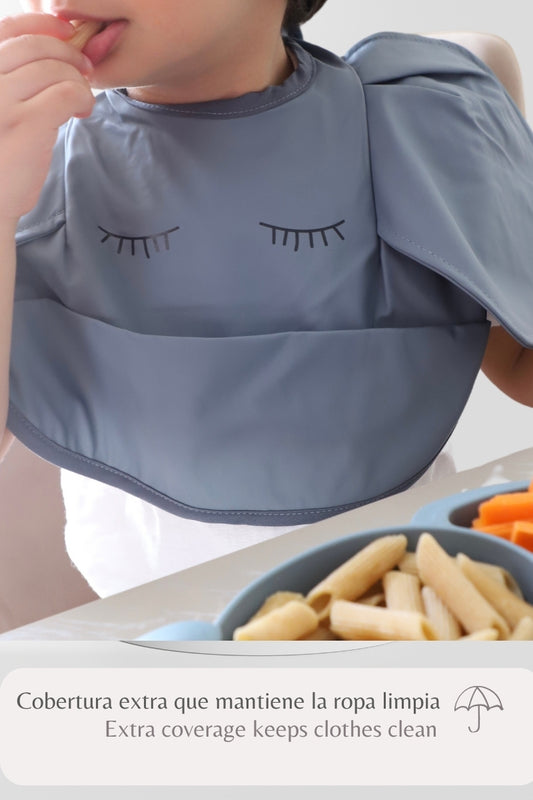 Bavoir imperméable pour bébé Mamishark Elephant 